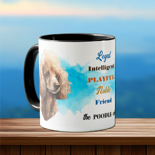 Apricot Poodle Dog Loyal Friend Mug