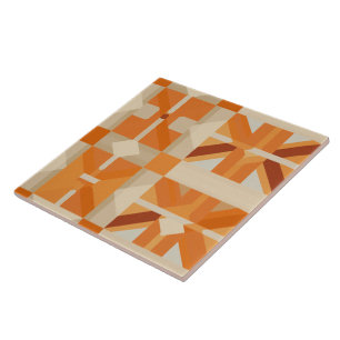 Apricot Radiant Reverie Symphony Ceramic Tile