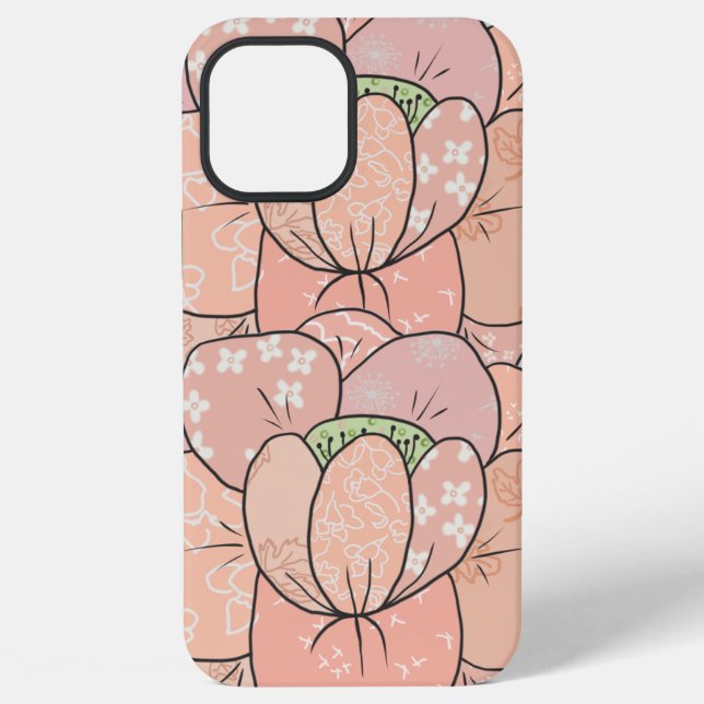 Apricot Rose iPhone Case (Back)