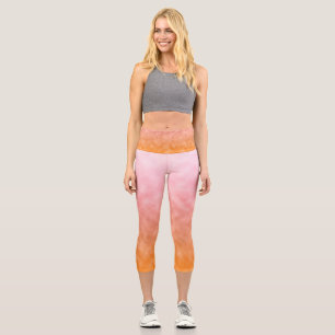 Apricot Skies Capri Leggings