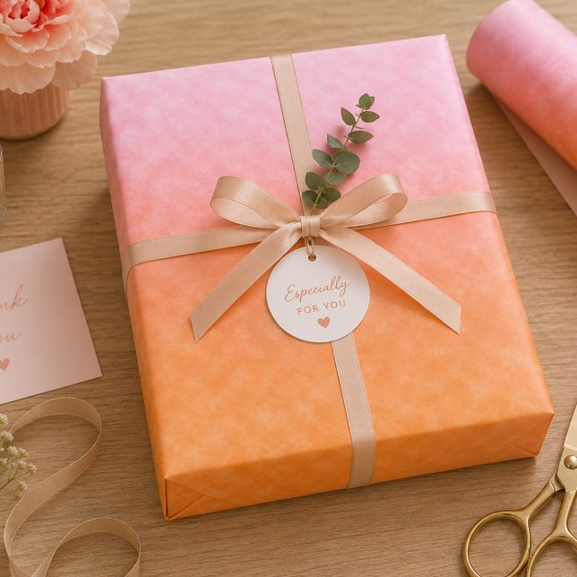 Apricot Skies Wrapping Paper Sheet (Creator Uploaded)