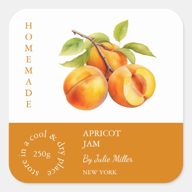 Apricot Small Business Label (Front)