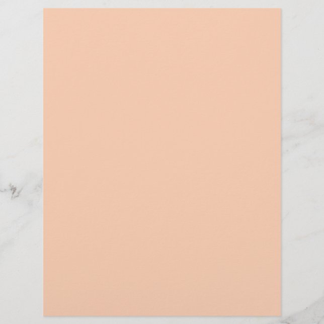  Apricot (solid colour) 	 Custom Letterhead (Front)