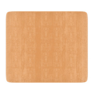 Apricot (solid colour)  cutting board