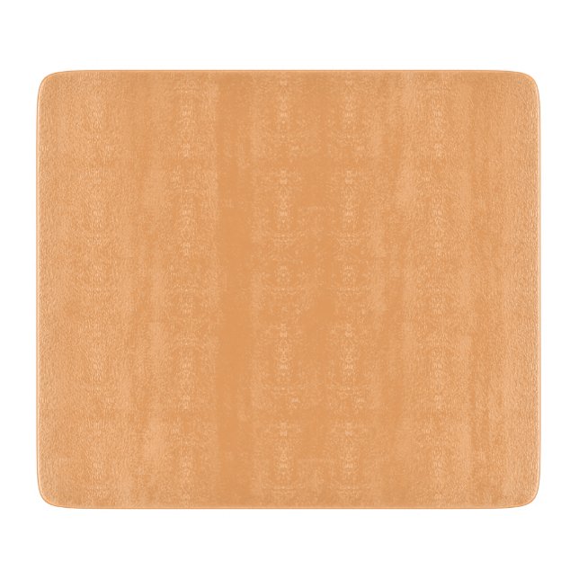 Apricot (solid colour)  cutting board (Front)