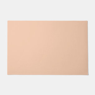 Apricot (solid colour) 	 Doormat