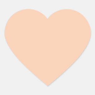  Apricot (solid colour) 	 Heart Sticker
