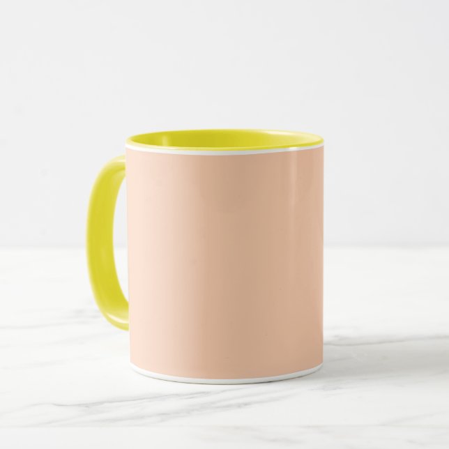  Apricot (solid colour) 	 Mug (Front Left)