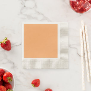 Apricot (solid colour) napkin
