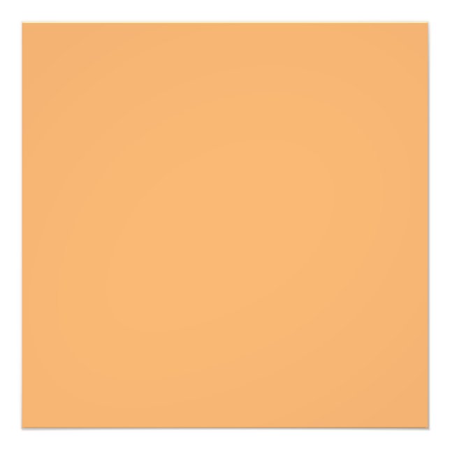 Apricot (solid colour)  photo print (Front)
