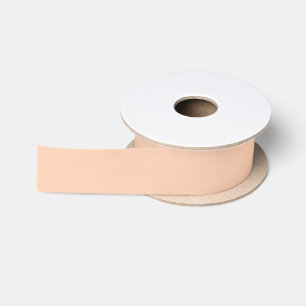 Apricot (solid colour) Satin Ribbon