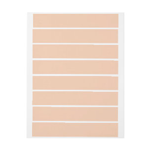  Apricot (solid colour) 	 Wrap Around Label
