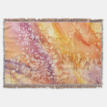 APRICOT SORBET Abstract Watercolor