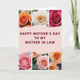 Apricot Tones Mothers Day Card