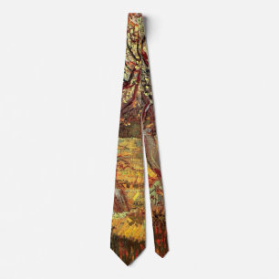 Apricot Trees in Blossom by Vincent van Gogh Tie