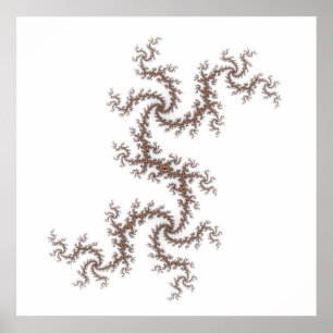 Apricot Twists Julia Poster