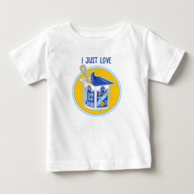 Apricot yogurt in a pottle baby T-Shirt (Front)