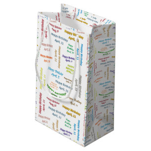 April, 11 Birthday Gift Bag