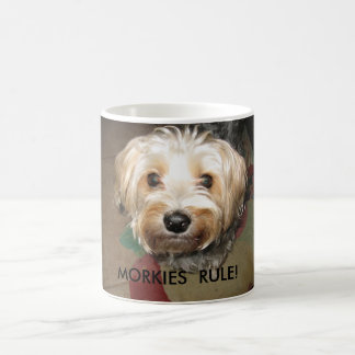 APRIL 14. 2008 043, MORKIES  RULE! COFFEE MUG