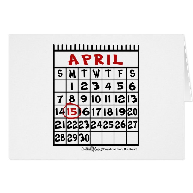 April 15-Tax Humour (Front Horizontal)