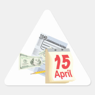 April 15 - triangle sticker