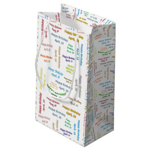 April, 18 Birthday Gift Bag