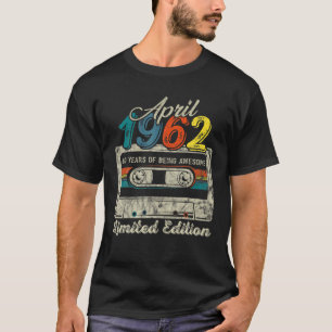 April 1960 Limited Edition 60Th Birthday Cassette T-Shirt