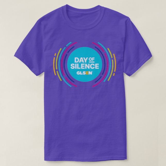 April 23rd National Day of Silence graphic GLSEN T-Shirt (Design Front)