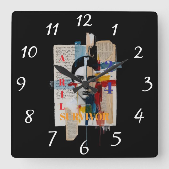 April 24 Survivor Clock (Front)