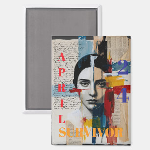 April 24 Survivor Magnet