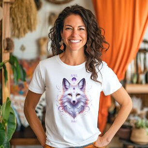 April Birth Month Spirit Animal Fox Tri-Blend Shir Shirt