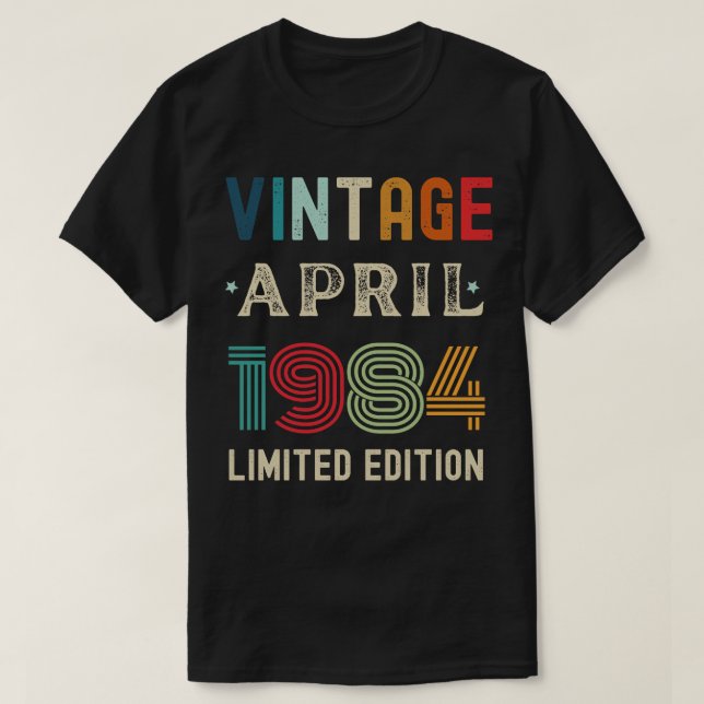 April Birthday 7 T-Shirt (Design Front)