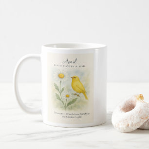 April Birthday Bible Verse Cross and Resurrection Coffee Mug