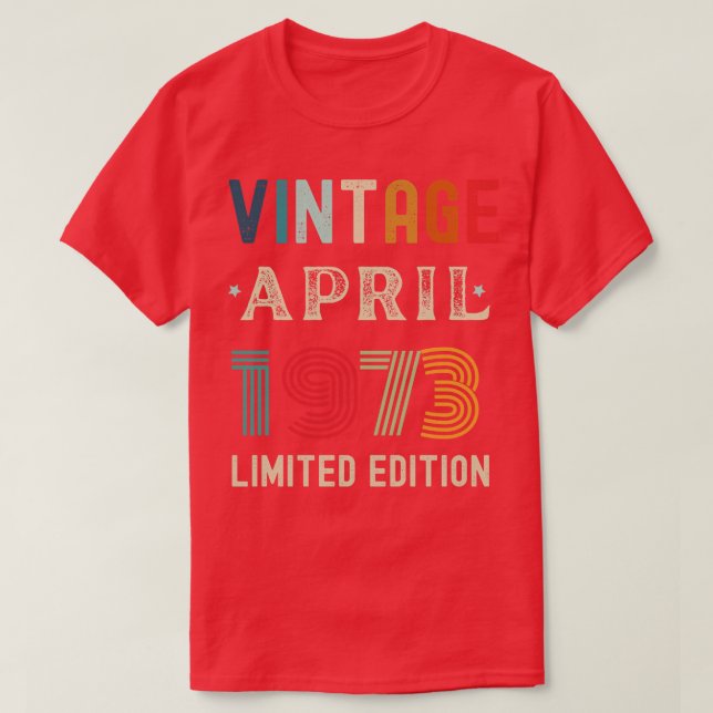 April Birthday Gift 33 T-Shirt (Design Front)