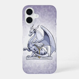 April Birthstone Dragon: Diamond Case-Mate iPhone 16 Case