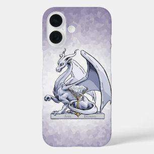 April Birthstone Dragon: Diamond Case-Mate iPhone  16 Case