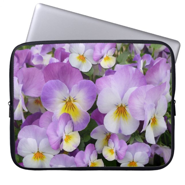 April Bouquet Laptop Sleeve (Front)