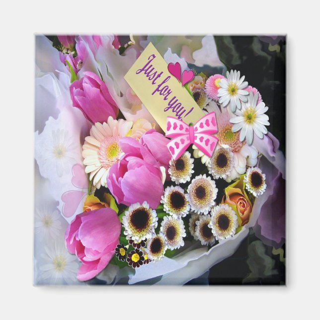 APRIL BOUQUET ~ Magnet (Front)