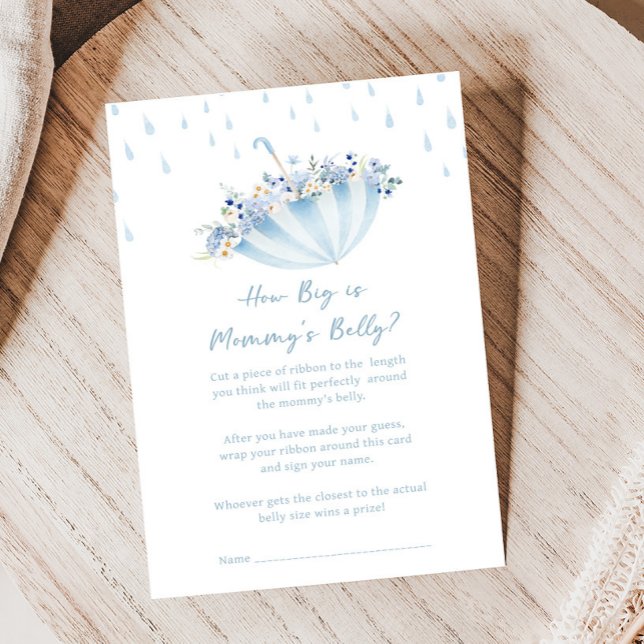 April Bring May Flowers Shower How Big Is Games (April Shower Bring May Flowers Baby Shower Game)