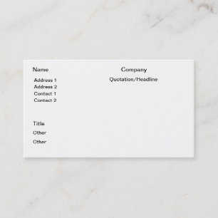 April - business card