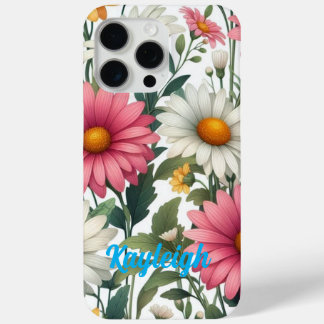 April daisy birth month flower iPhone 15 pro max case