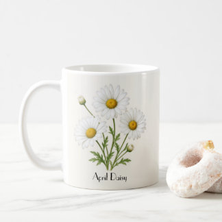 April Daisy Flowers Coffee Mug