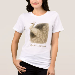 April – Diamond Peacock Tri-Blend Shirt