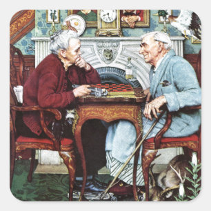 April Fool, 1943 Square Sticker