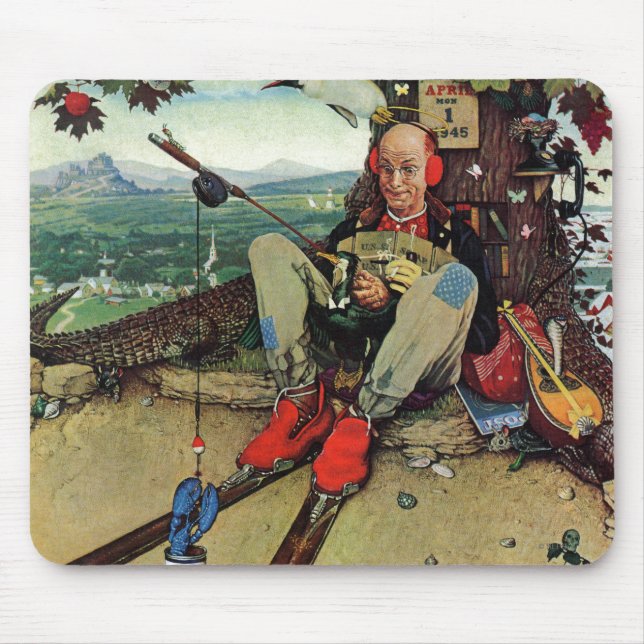 April Fool, 1945 Mouse Pad (Front)