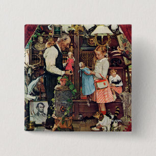 April Fool, 1948 15 Cm Square Badge