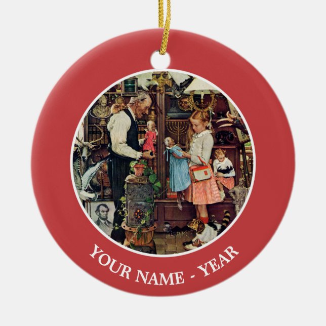 April Fool, 1948 Ceramic Ornament (Front)