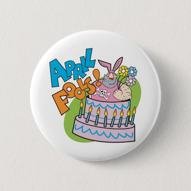 April Fools Button (Front)