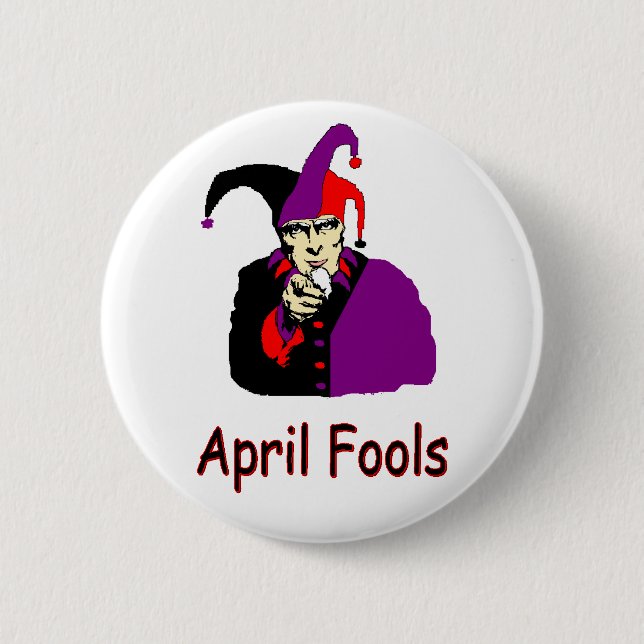 April Fools Button (Front)