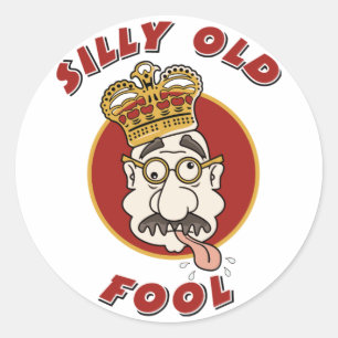 April Fools Classic Round Sticker